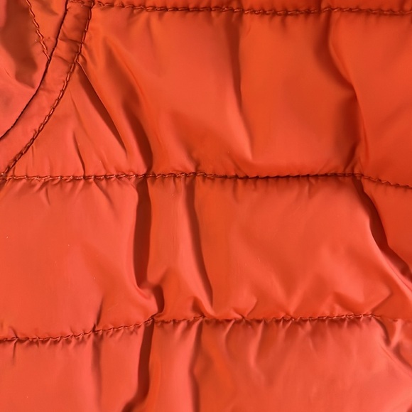 Gymboree Hooded Orange & Brown Puffer Jacket Coat, Baby Boy Size 12-24 months - Picture 7 of 7